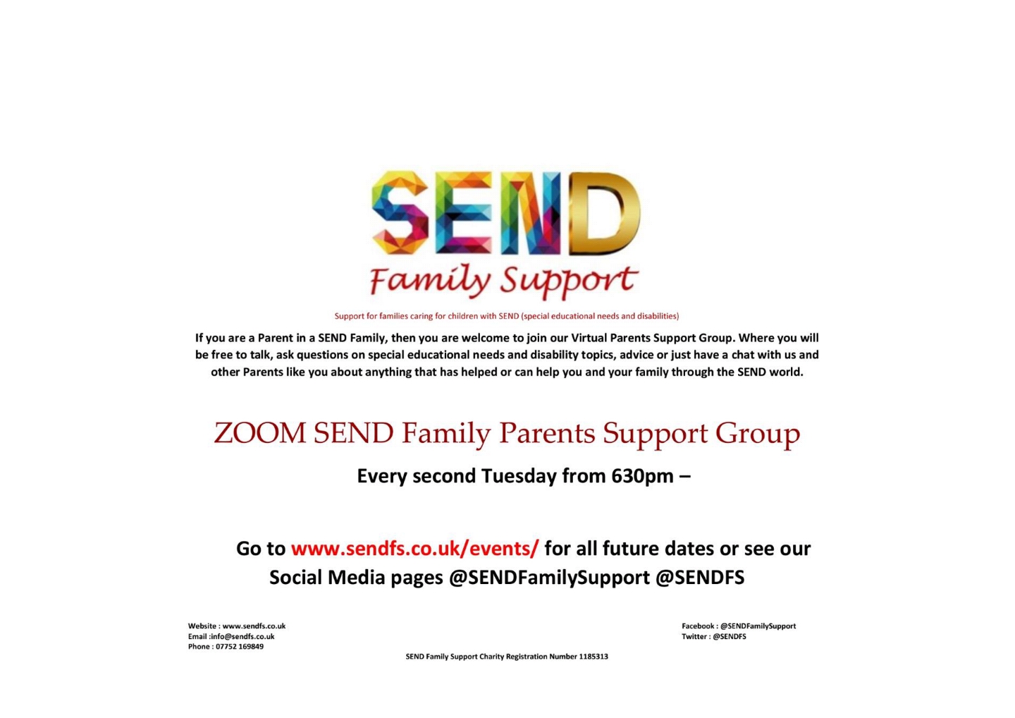 SEND Family Support s Parents Group SEND Family Support