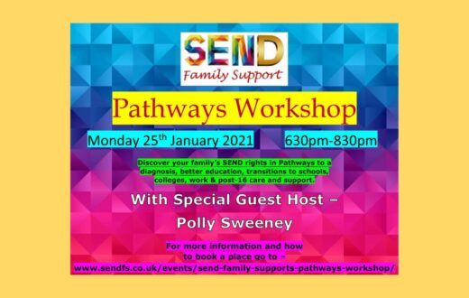 Pathways Workshop with Polly Sweeney – Legal Rights for SEND Families seeking Pathways Support